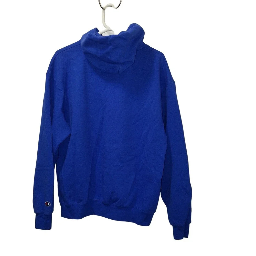 Travis University Men’s Blue Champion Hoodie Size L - Picture 2 of 3